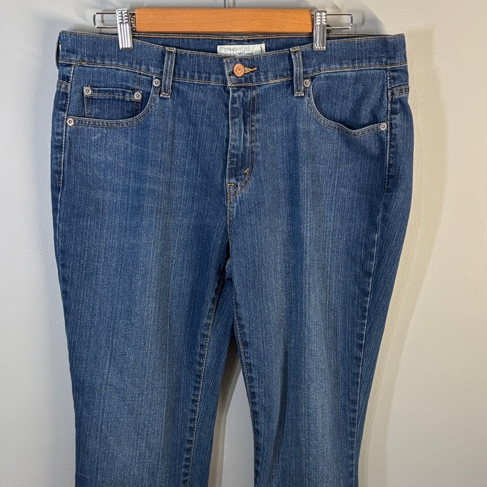 Levi's 505 Jeans women’s size 14 blue straight leg levis 505 Y2k - Picture 3 of 15